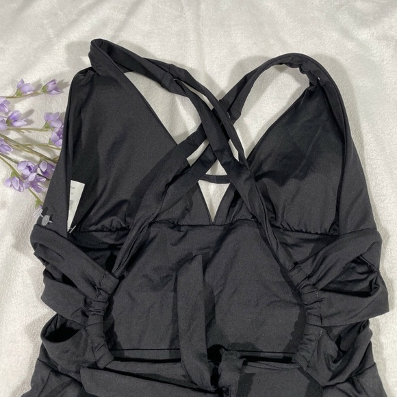 NEW BECCA [ Small‎ ] Elaine Color Code One-piece Swimsuit In Black - Picture 9 of 11
